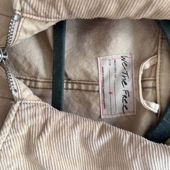 Free People We The Free Easy That Canvas Jacket Sz Sm - Picture 7 of 7